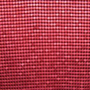 Red Solid Colored Metal Mesh 18"x 60"