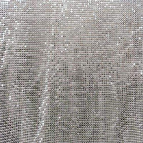 Silver Solid Colored Metal Mesh 18"x 60"