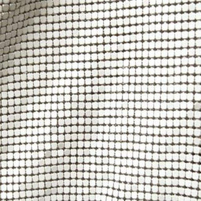 White Solid Colored Metal Mesh 18"x 60"