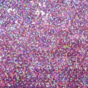 Lavender Holographic 5mm Sequins on Mesh