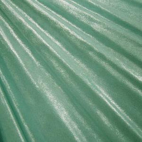 Mint Shiny Metallic Slinky on Nylon Spandex