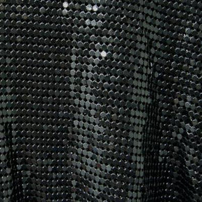 Black Solid Colored Metal Mesh 18"x 60"