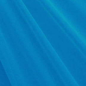 Turquoise Solid Colored Mesh on Nylon Spandex