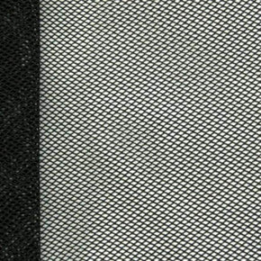 Black Solid Colored Classic Fishnet