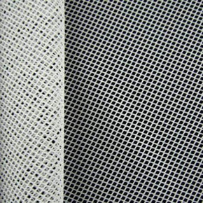 White Solid Colored Classic Fishnet
