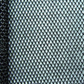 Silver/Black Foil on Fishnet