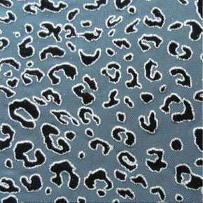 Silver/Black Glitter Mesh on Stretch Mesh