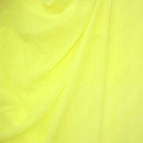 Lemon Yellow Solid Colored Mesh on Nylon Spandex