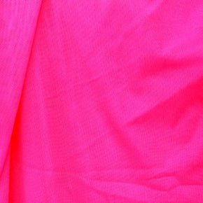 Neon Pink Solid Colored Mesh on Nylon Spandex