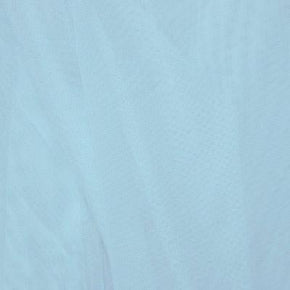 Baby Blue Solid Colored Mesh on Nylon Mesh