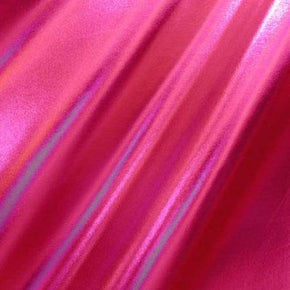 Fuchsia Metallic Solid Colored Metallic Foil on Polyester Spandex