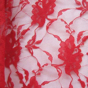 Red Fancy Floral Lace