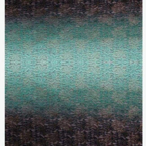 Kelly/Gold Ombre Lace Metallic Foil