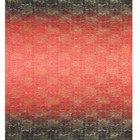 Red/Gold Ombre Lace Metallic Foil