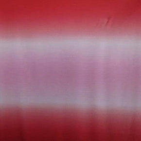 Crimson/Pink Ombre Stripe Mesh