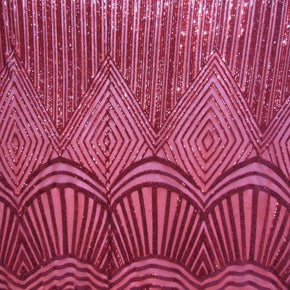 GOLD PEARL Two-Tone MINER EMBROIDERY 2Mm Sequin on Mesh
