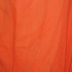 Orange Sheer Mesh on Nylon Mesh