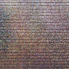 Light Pink/Black Holographic Vista Metallic Foil on Nylon Spandex