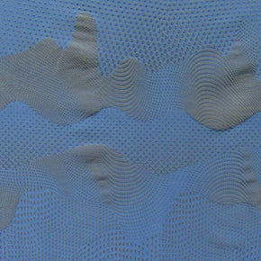 Blue Athletic Mesh Fabric