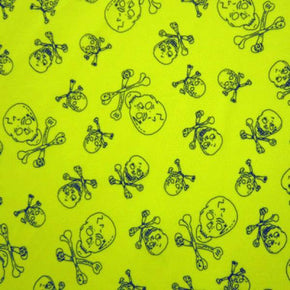 Samba Yellow Skull Print on Mesh