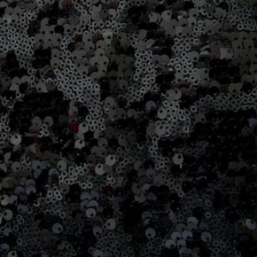 Black Sequins on Mesh
