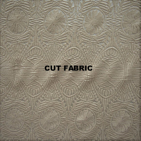 Nude Embroidery Lace On Mesh Fabric