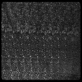 Black Heavy Embroidery Flower On Mesh  With 9" Scalloped Borders  Fabric