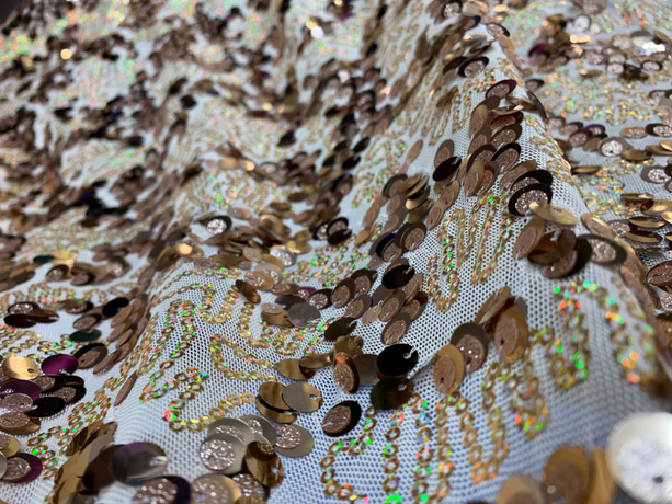 Sequin material on sale