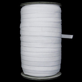 White Knitted Elastic By The 228 Yard Roll Fabric