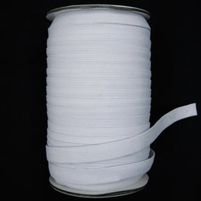 White Knitted Elastic By The 228 Yard Roll Fabric