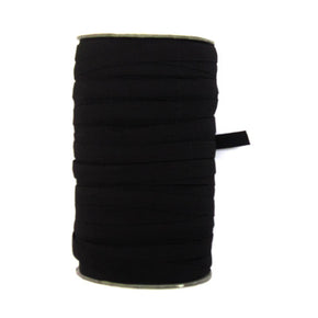 Black Braided Elastic Swimwear Fabric