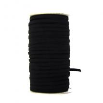 Black Braided Elastic Swimwear Fabric