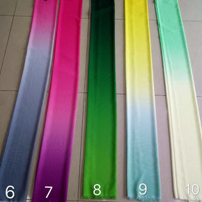 Multi Color Hombre Chiffon Fabric