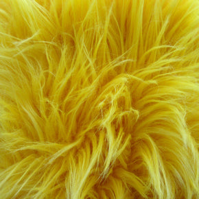 Light Yellow Faux Fur Fabric