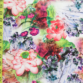 Multi Color Flower Print Fabric