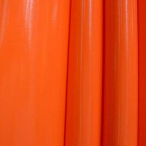  Neon Orange Shiny Vinyl Knit