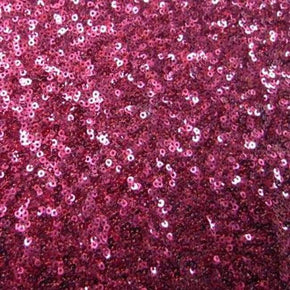  Burgundy Cup Shape 3mm Sequin on Polyester Mesh