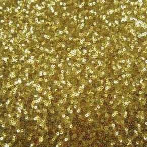  Dark Gold Cup Shape 3mm Sequin on Polyester Mesh