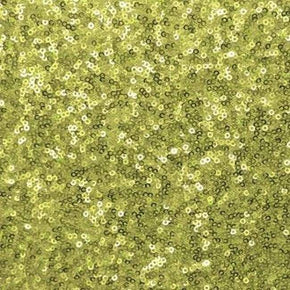  Light Gold Cup Shape 3mm Sequin on Polyester Mesh