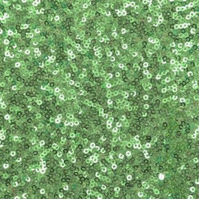  Sage Cup Shape 3mm Sequin on Polyester Mesh