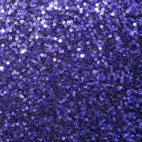  Purple Fancy 2mm Sequins on Stretch Mesh