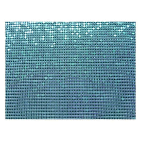  Blue/Pearl Solid Colored Metal Mesh 18"x 30"