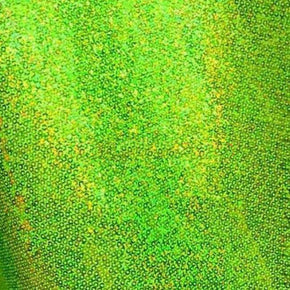  Green Shiny Holographic 3mm Sequins on Polyester Spandex