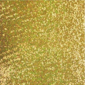  Gold Shiny Holographic 3mm Sequins on Polyester Spandex
