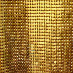  Gold Solid Colored Metal Mesh 18"x 30"