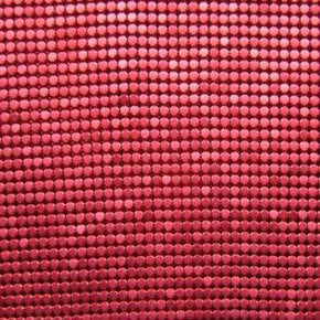  Red Solid Colored Metal Mesh 18"x 60"