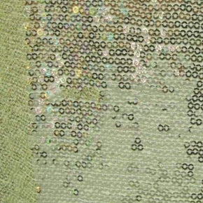  Light Gold Shiny 3mm Sequin on Polyester Spandex