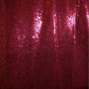  Burgundy Fancy 3mm Sequins on Mesh