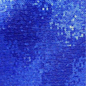  Royal Flat Shiny 3mm Sequin on Polyester Mesh