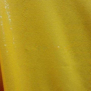  Yellow Flat Shiny 3mm Sequin on Polyester Mesh